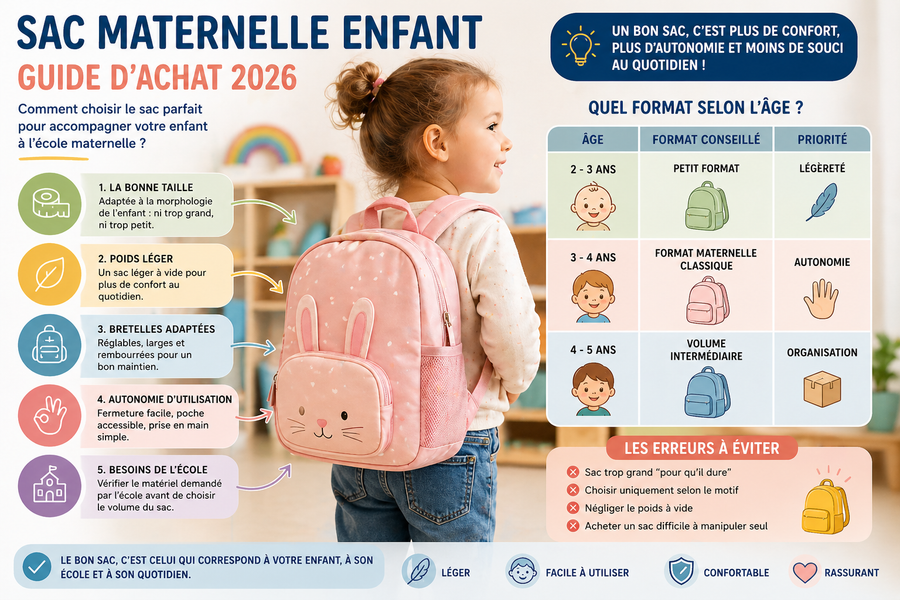 Guide d'achat sac enfant maternelle