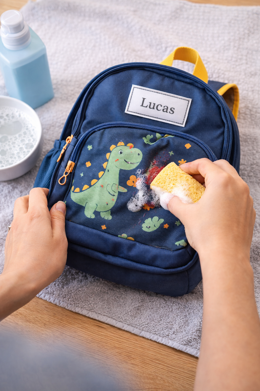 Nettoyage de sac à dos enfant