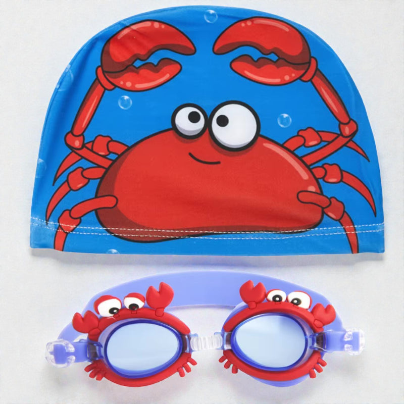 Cadeau – Bonnet & Lunettes de bain enfant