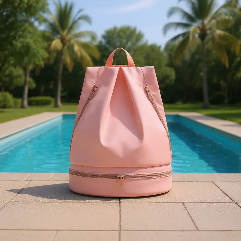 SAC DE PISCINE BASIQUE ROSE SWIMMING POOL BACKGROUND