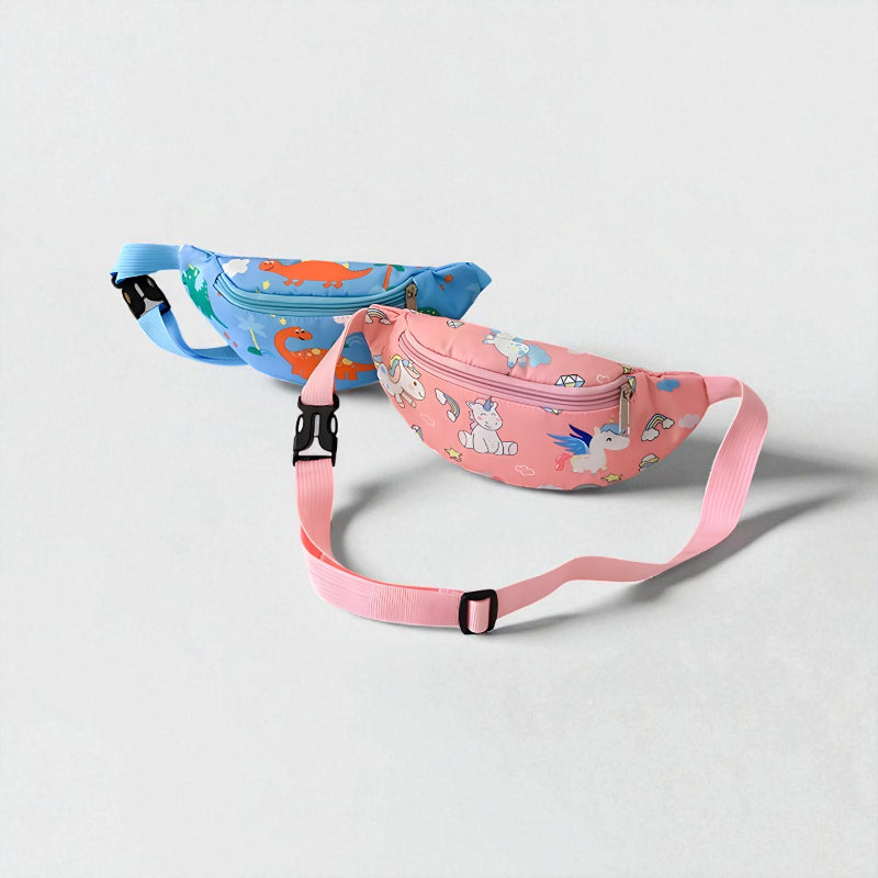 SAC DINOSAURE LICORNE ROSE ET DINO BLEU