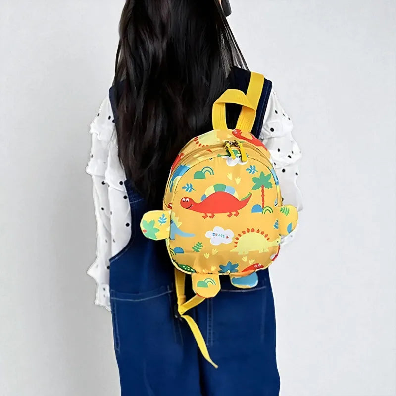 Sac dino jaune porter dos