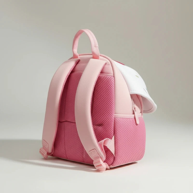 Sac maternelle champignon rose visuel arrière
