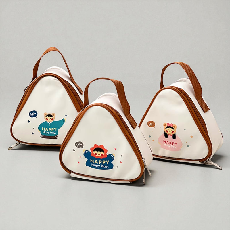 sac a gouter enfant 3 modèles présentés avec visuels Happy Day