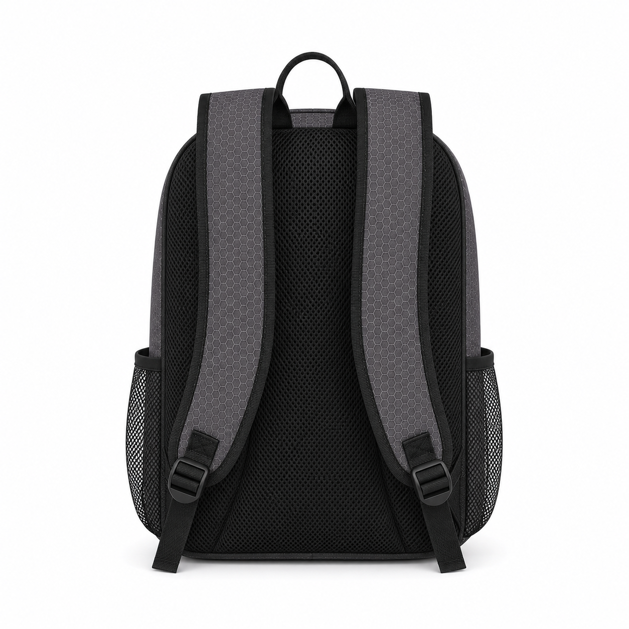 Sac sport enfant – Compartiments chaussures, ballon et gourde | Gris imperméable
