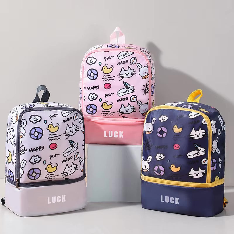 sac de piscine enfant trois couleur