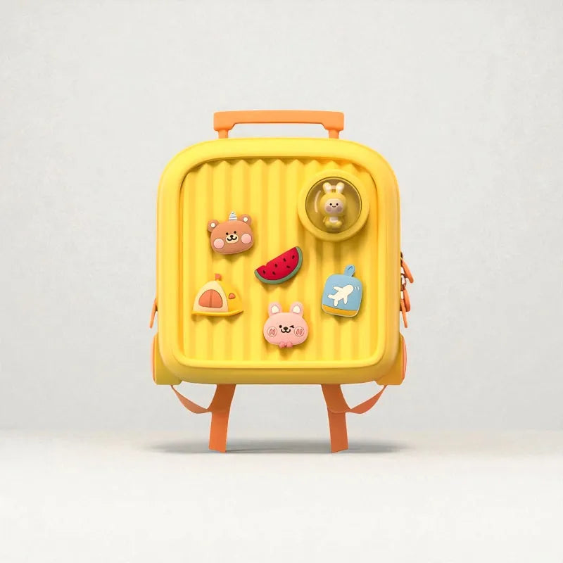 Sac waterproof jaune roulette