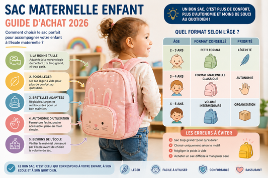 Guide d'achat sac enfant maternelle 