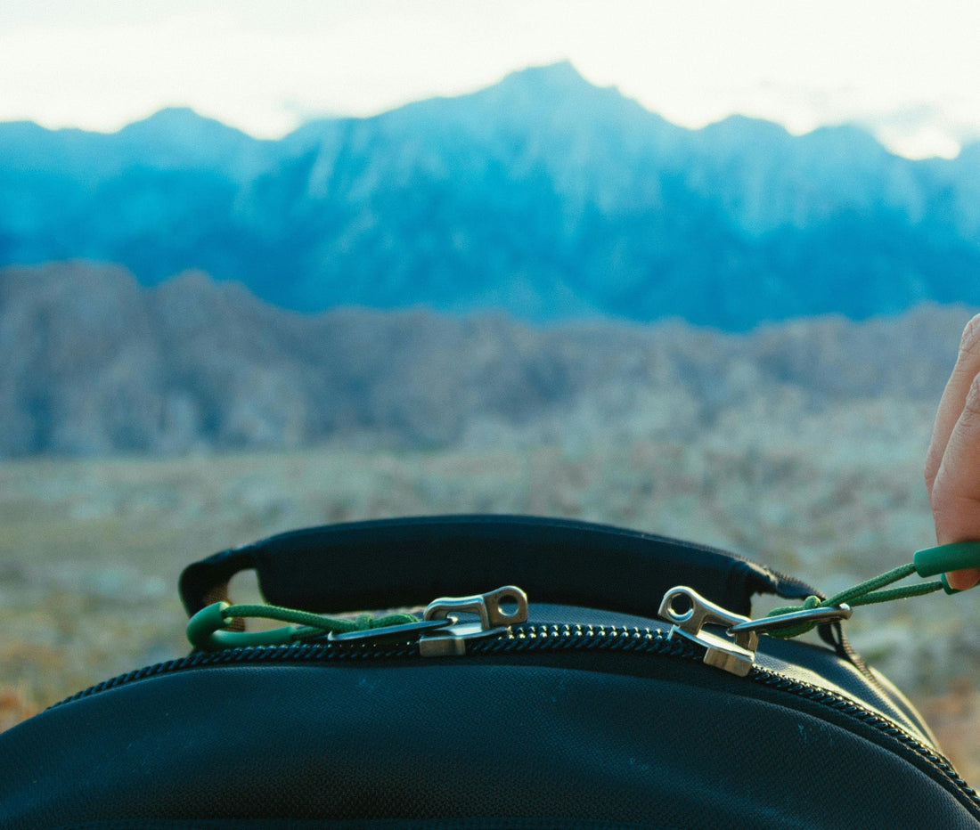 fermeture d'un sac à dos