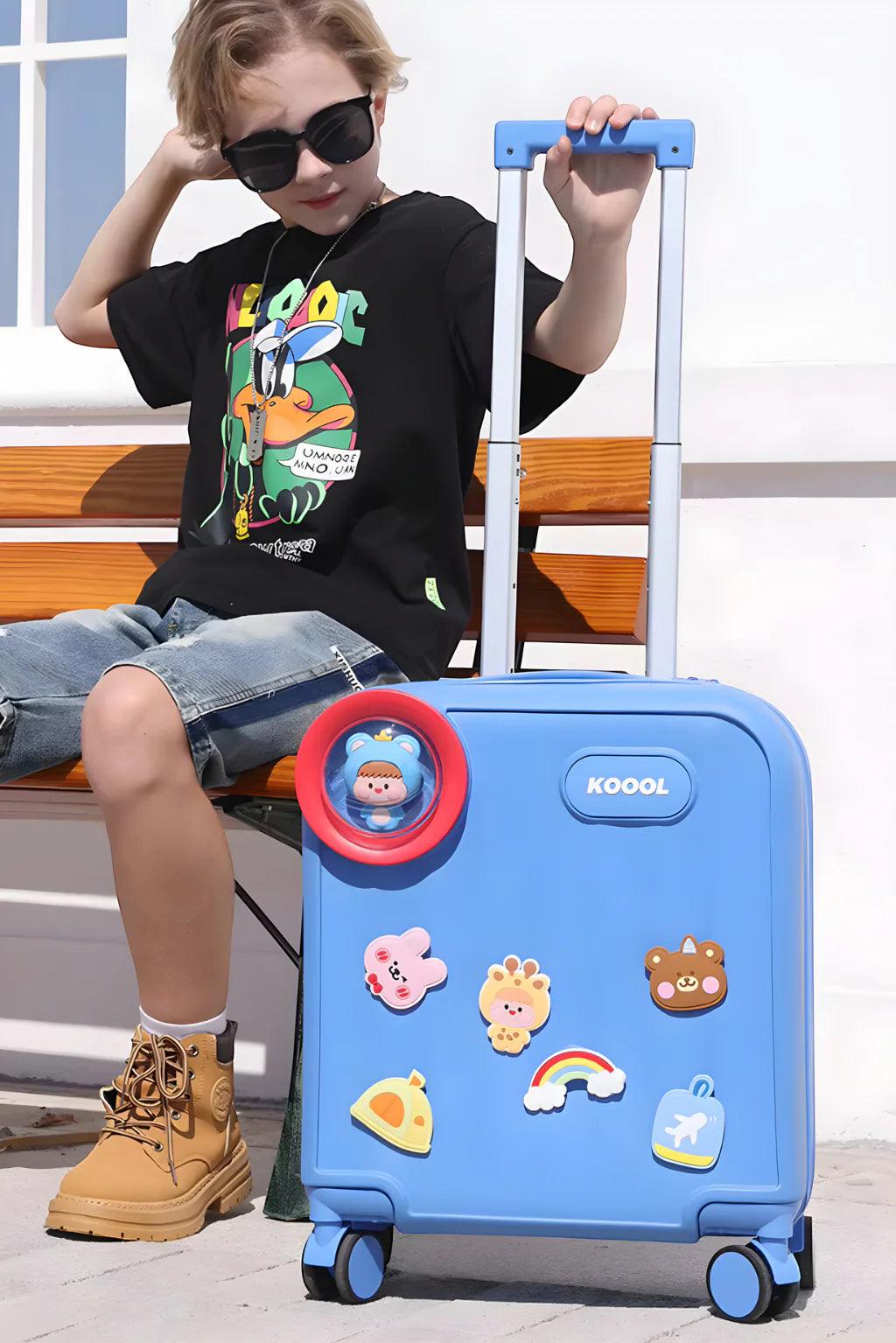 Valise enfant à roulette - Sac enfant