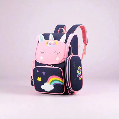 Cartable Licorne Bleu Marine
