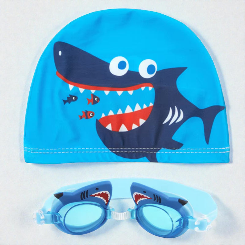 Cadeau – Bonnet & Lunettes de bain enfant
