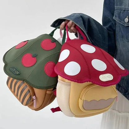 Sac a dos enfant maternelle champignon rouge – modèle ludique et léger