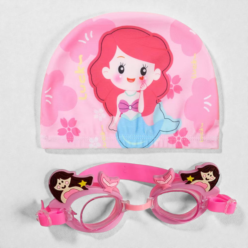 Cadeau – Bonnet & Lunettes de bain enfant