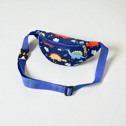 SAC BANANE BLEU DINOSAURE POSTER
