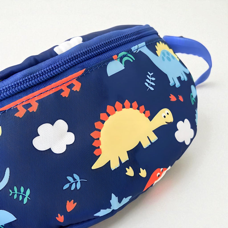 SAC BANANE BLEU DINOSAURE ZOOM