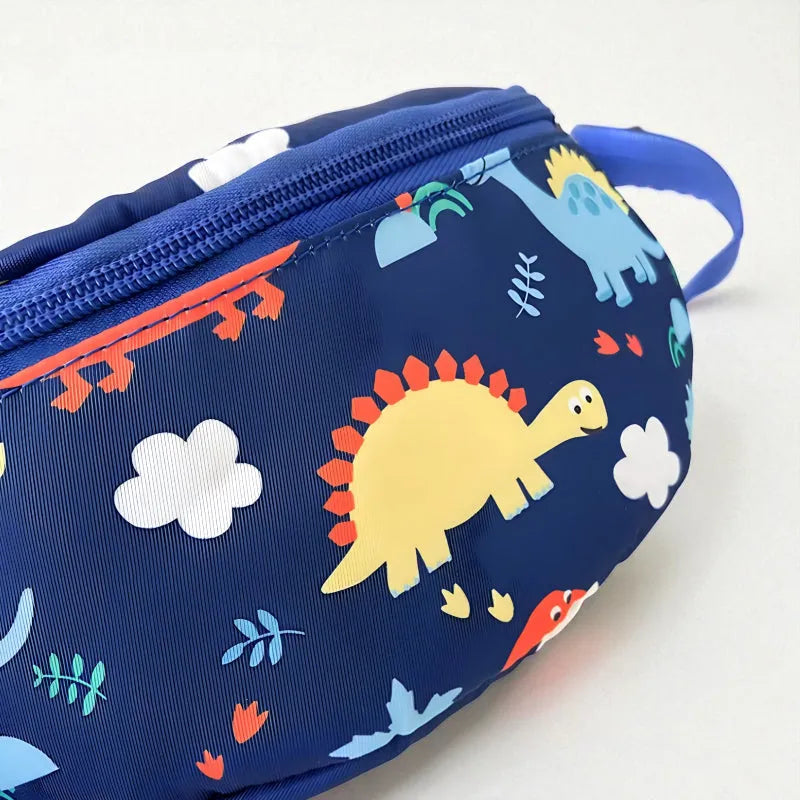 SAC BANANE BLEU DINOSAURE ZOOM