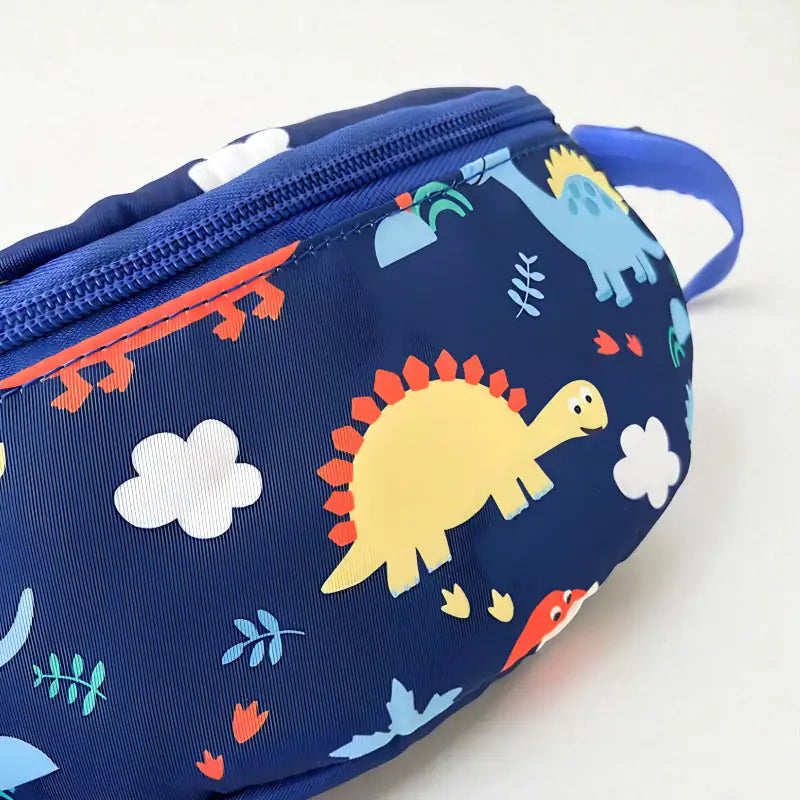 SAC BANANE BLEU DINOSAURE ZOOM