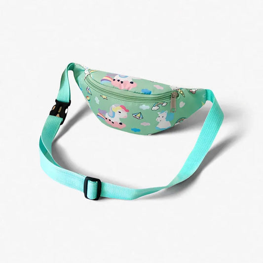 SAC BANANE VERT LICORNE POSTER