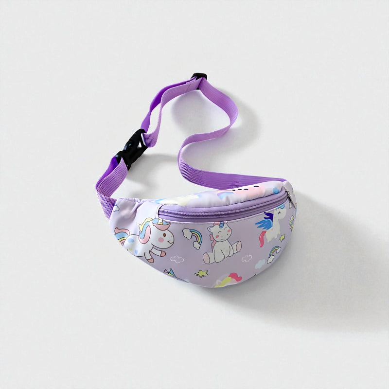 SAC BANANE VIOLET LICORNE DETAIL
