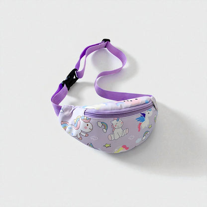 SAC BANANE VIOLET LICORNE DETAIL