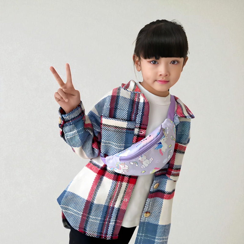 SAC BANANE VIOLET LICORNE MANNEQUIN