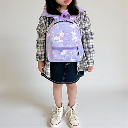 SAC BEBE LICORNE VIOLETTE FACE