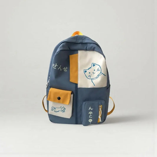 SAC CHAT BLEU ENFANT