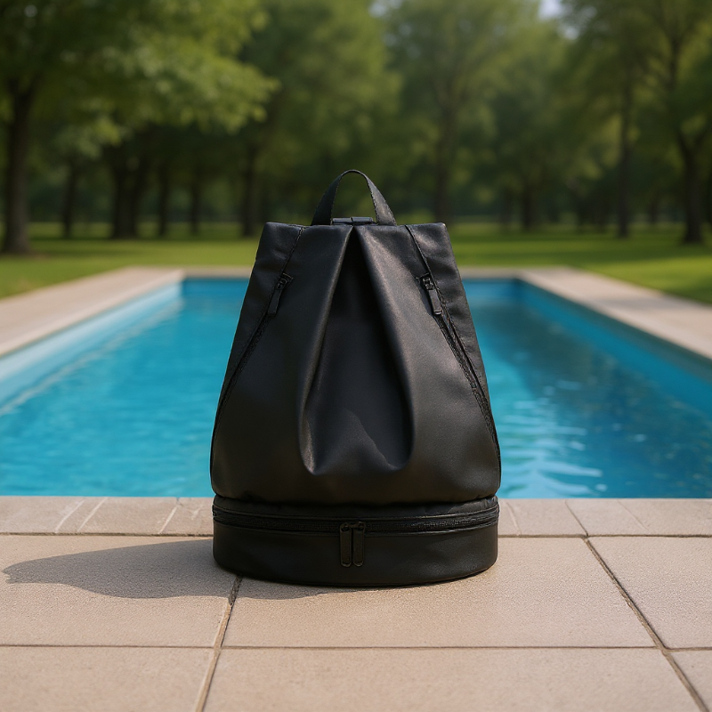 SAC DE PISCINE BASIQUE NOIR PISCINE FOND