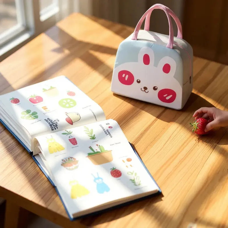 SAC ISOTHERME SCENE TABLE MAIN AVEC FRAISE