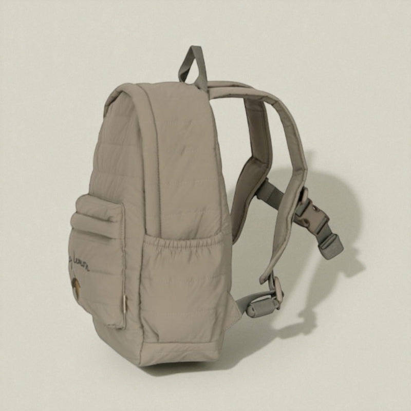 Vue latérale du sac à dos enfant maternelle Lucky Lemon