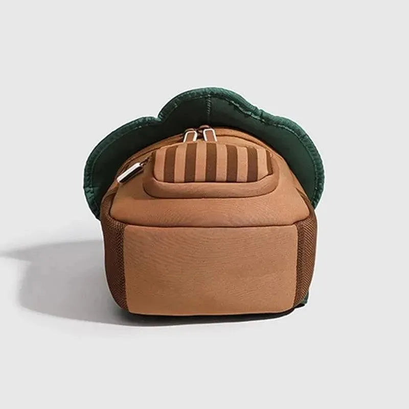 Sac a dos enfant champignon vert detail