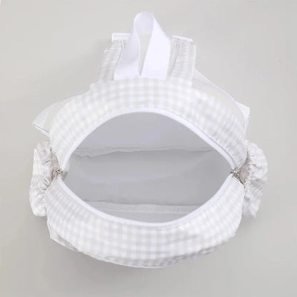 Sac carreaux ouvert