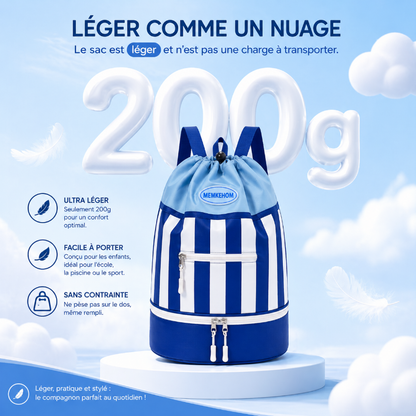 Sac de piscine enfant bleu marin visuel poids
