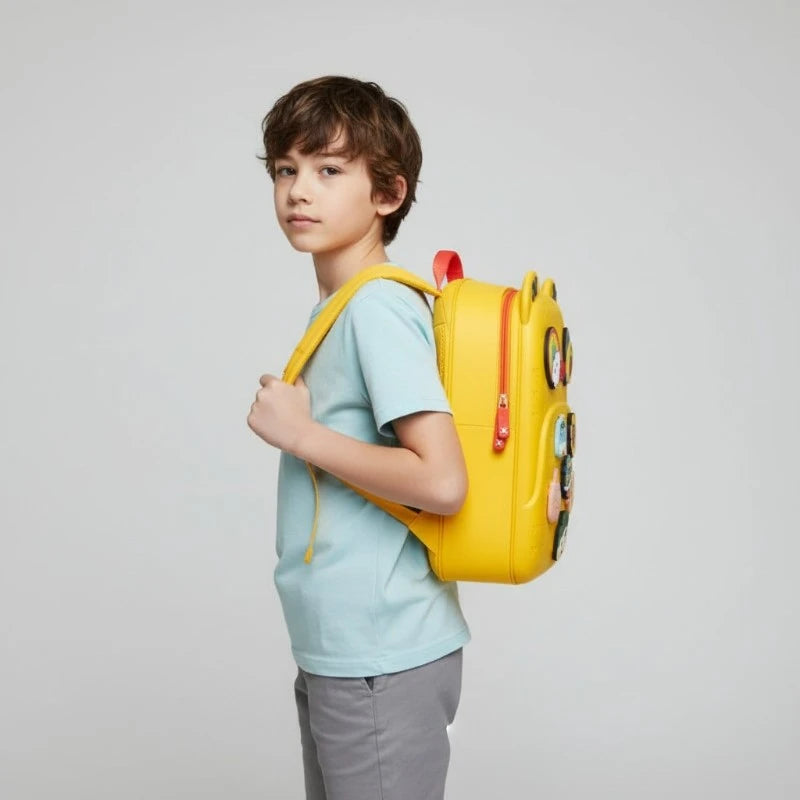 Sac de voyage enfant jaune visuel