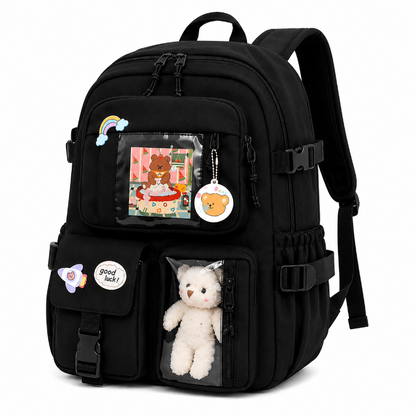 Sac de voyage enfant noir Urban visuel face 