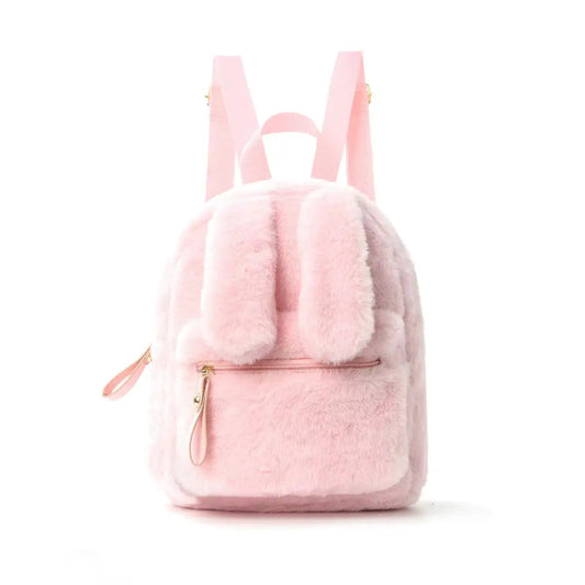 Sac de voyage fille lapin rose face 