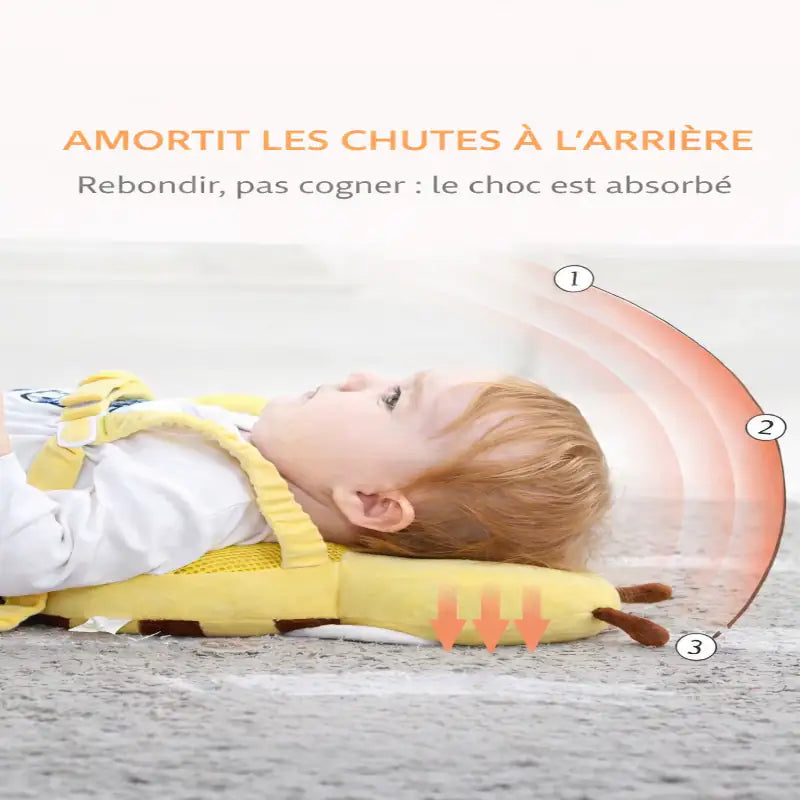 Sac à dos bébé appui-tête anti-chute visuel protégé 