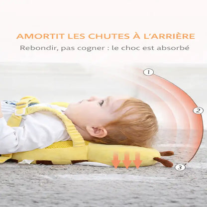 Sac à dos bébé appui-tête anti-chute visuel protégé 