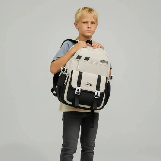Sac à dos cartable enfant Modèle Letter Oxford avant 