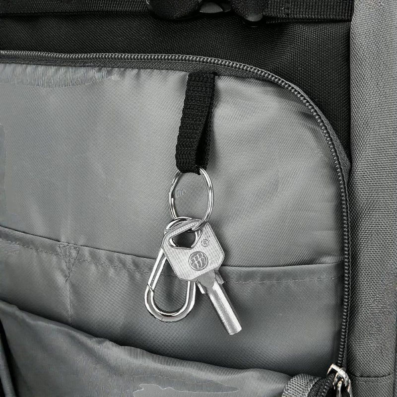 Sac à dos de ski ado grand format avec compartiments intégrés porte cle