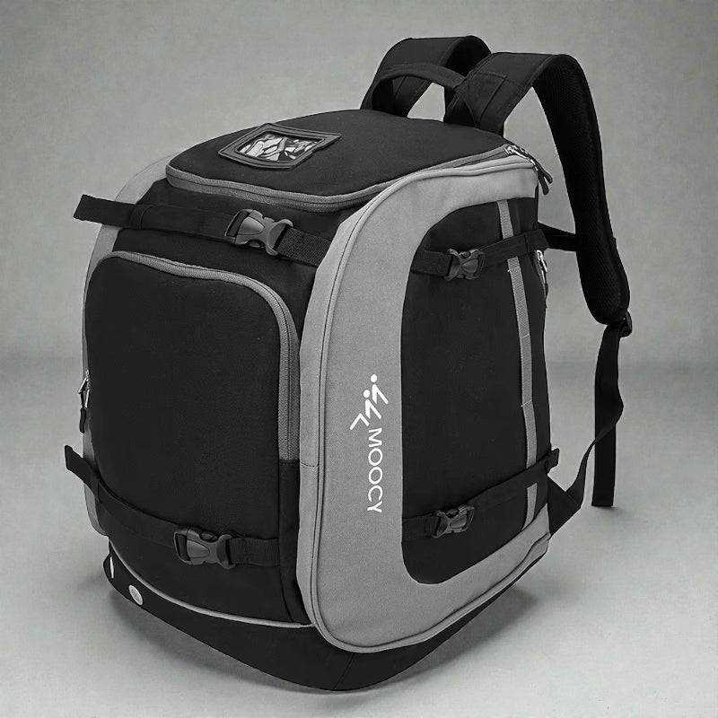 Sac à dos de ski ado grand format avec compartiments intégrés profil