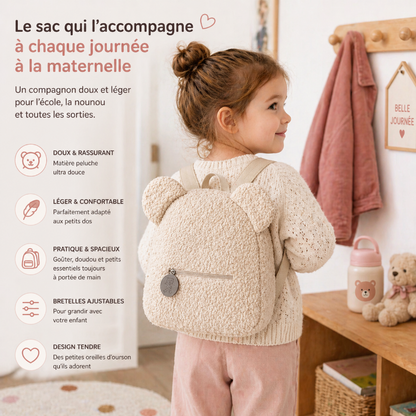 Sac enfant maternelle teddy visuel dos 