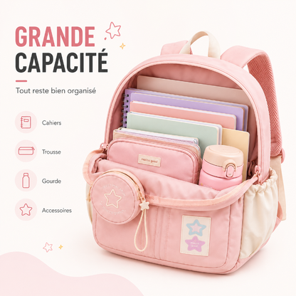 Sac primaire macaron ouvert 