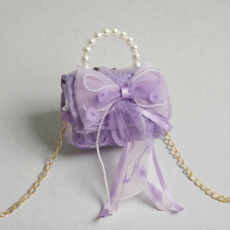 Sac à main pour enfant Édition Violette Perle vue de face