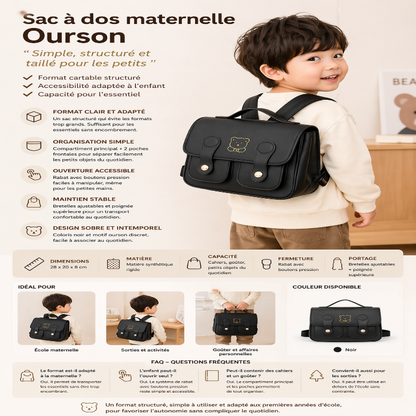 Sac maternelle enfant visuel details 