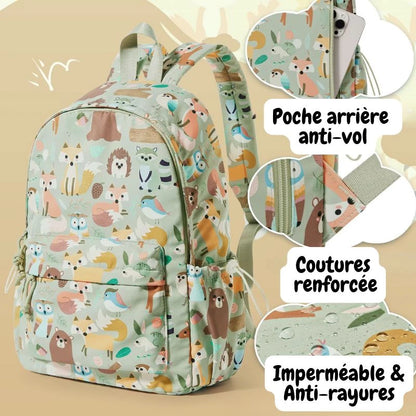 Sac maternelle garçon Woodland Adventure detail 