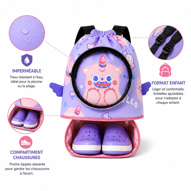 Sac piscine Bubblecorn details