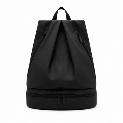 Sac à dos piscine enfant Elsa noir avec compartiment