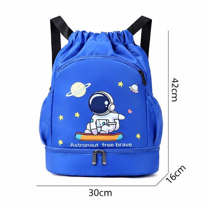 Sac piscine enfant bleu taille et dimensions 